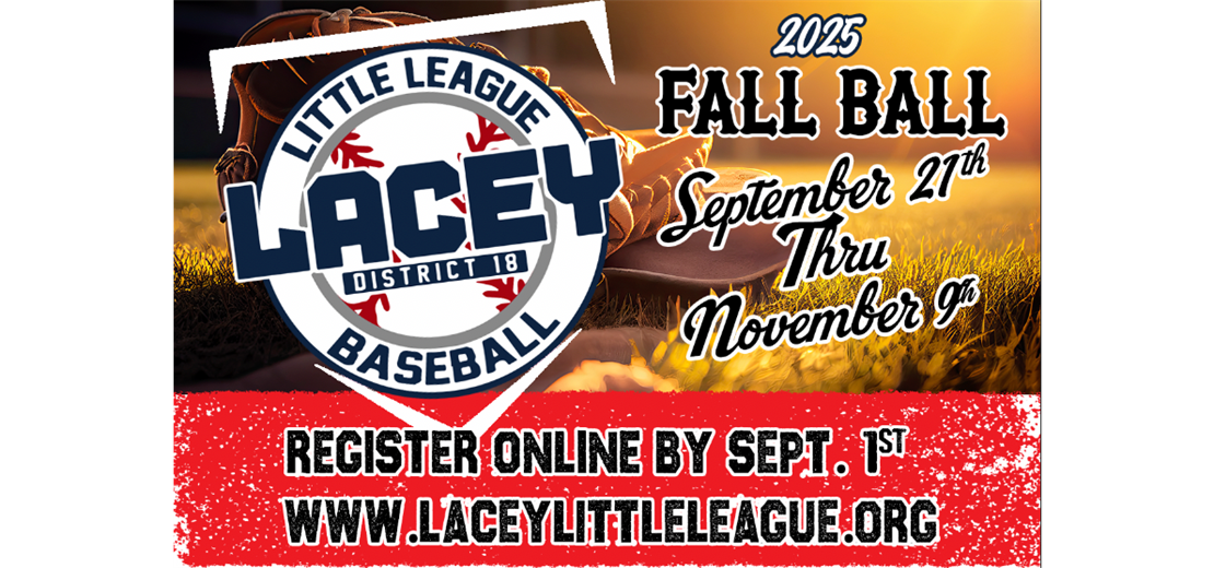 Fall Registration open thru Sept. 1st!